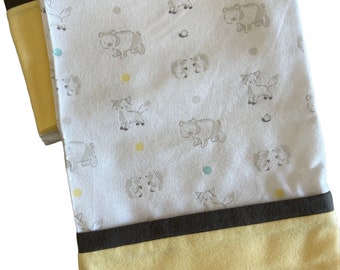 Forest friends pillow case | Handmade Baby Gift