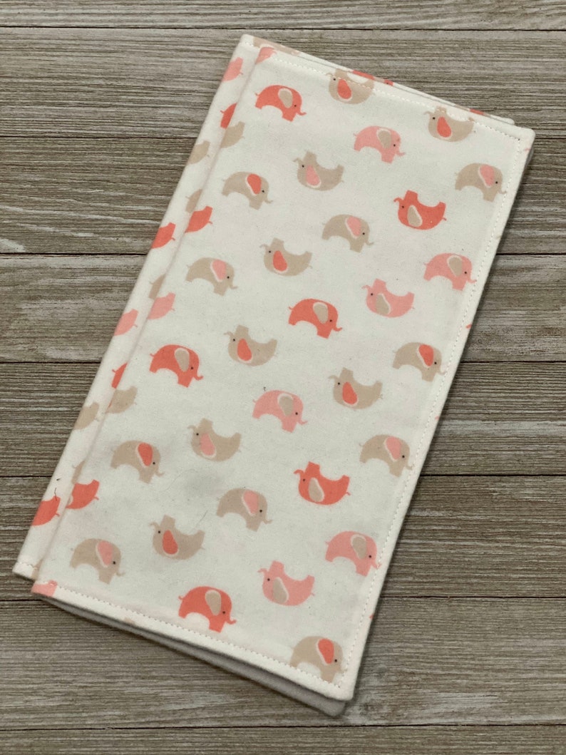 Organic coral elephants lovey