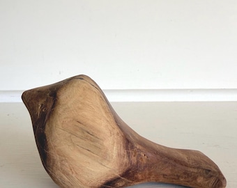 Decoración rústica de pájaros de madera