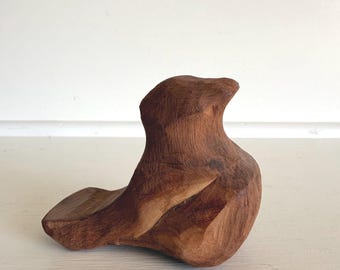 Decoración rústica de pájaros de madera
