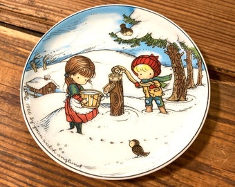 Joan Walsh Anglund - 1966 November Ceramic Collector's Plate - Etsy