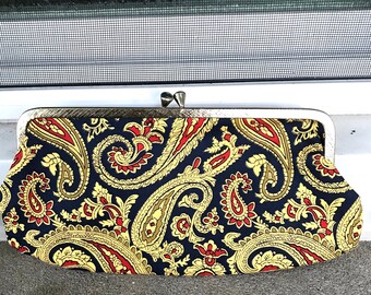 Folk Paisley Circles Colorful Coin Purse Buckle Vintage PU Pouch Kiss-lock Wallet for Women Girl Folk Paisley Circles Colorful Coin Purse Buckle Vintage PU Pouch Kiss-lock Wallet for Women Girl