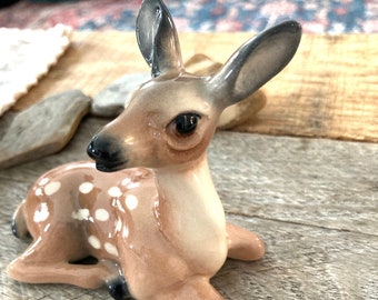 Vintage Brad Keeler Miniature Porcelain Fawn Deer