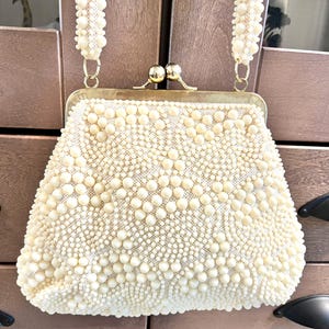 Vintage Candy Dot Ivory Handbag