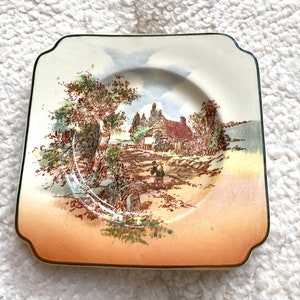 Vintage Royal Doulton Rustic England  Plate D6297 Made In England