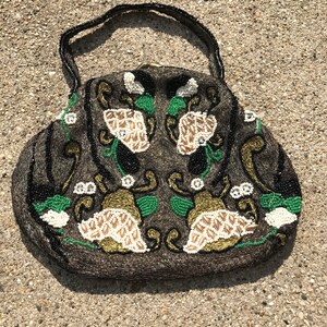 Vintage Hand Made In Belgium Fully Beaded