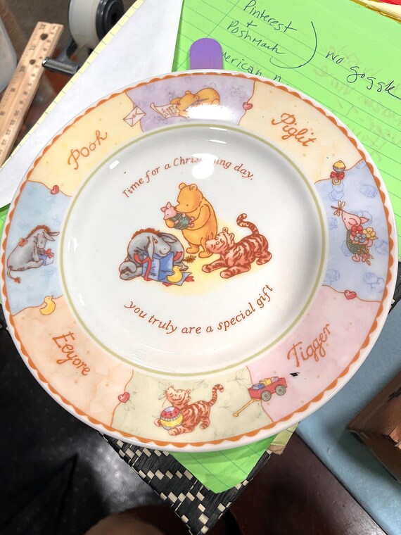 ロイヤルドルトン Pooh プレート Vintage Royal Doulton English Fine Bone China Winnie the Pooh
