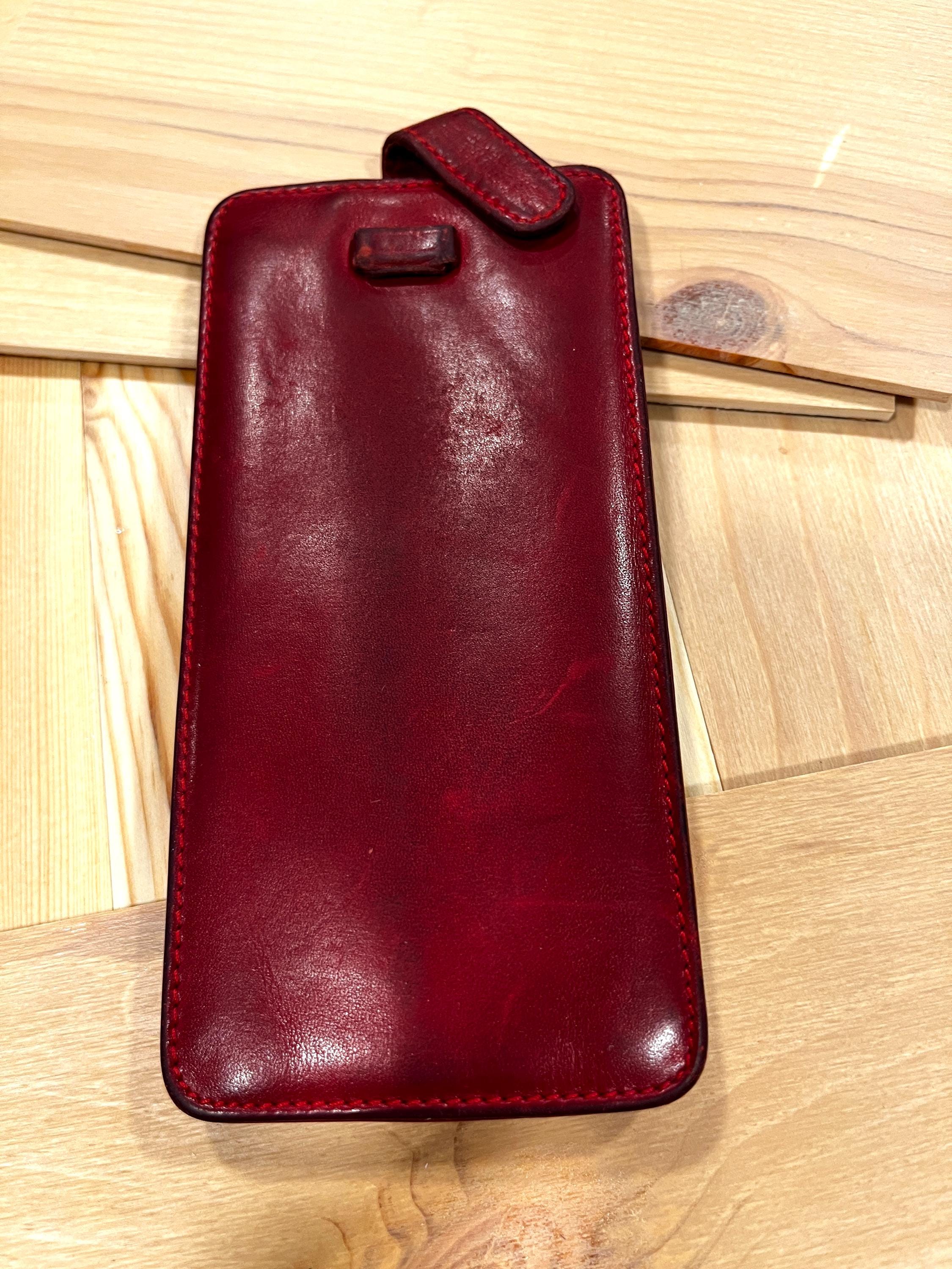 Vintage Rare Coach Red Leather Eye Glass Case - Etsy