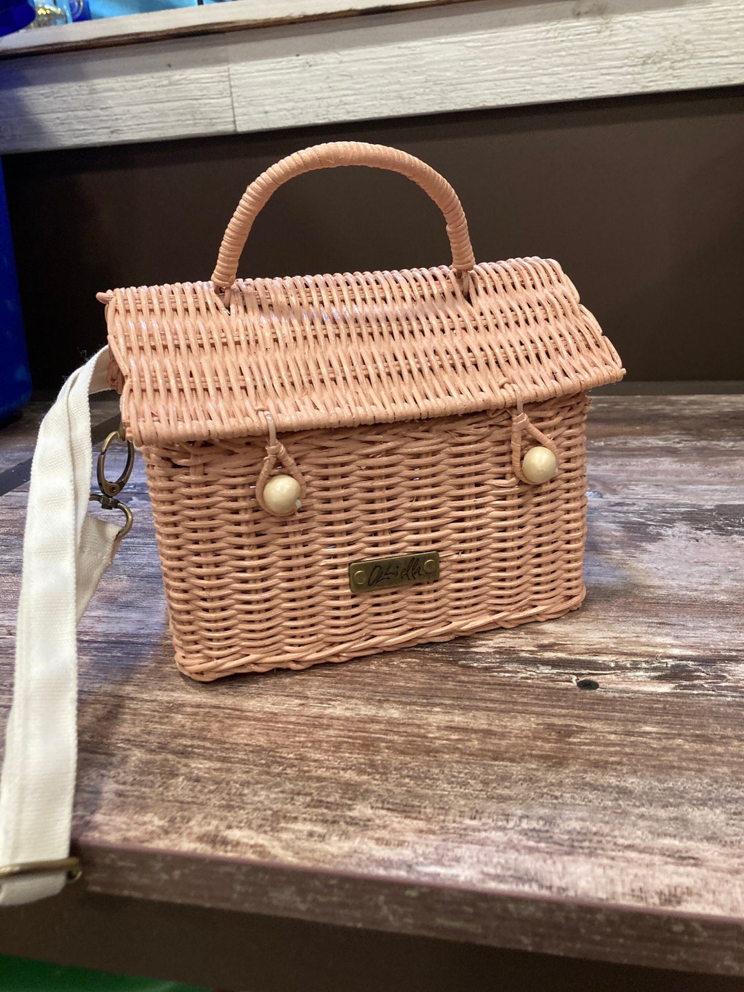 Olli Ella Casa Clutch Straw Casa Bag Toypik