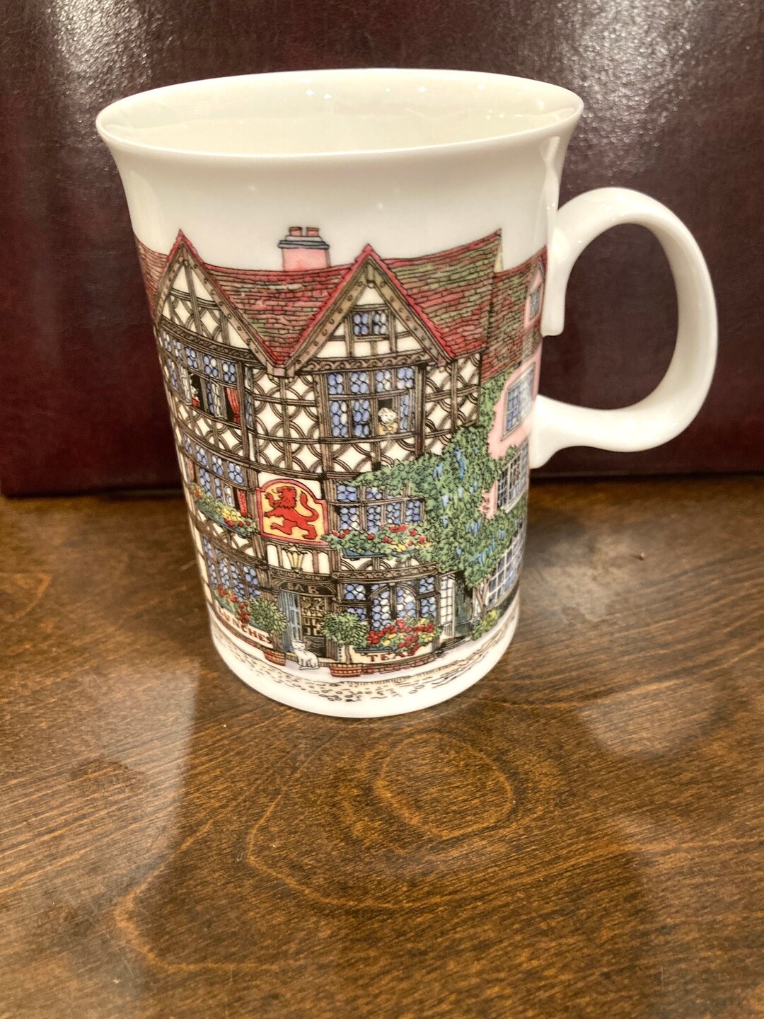 Vintage Dunoon Ceramics Village Inn Made in England Red Lion Etsy