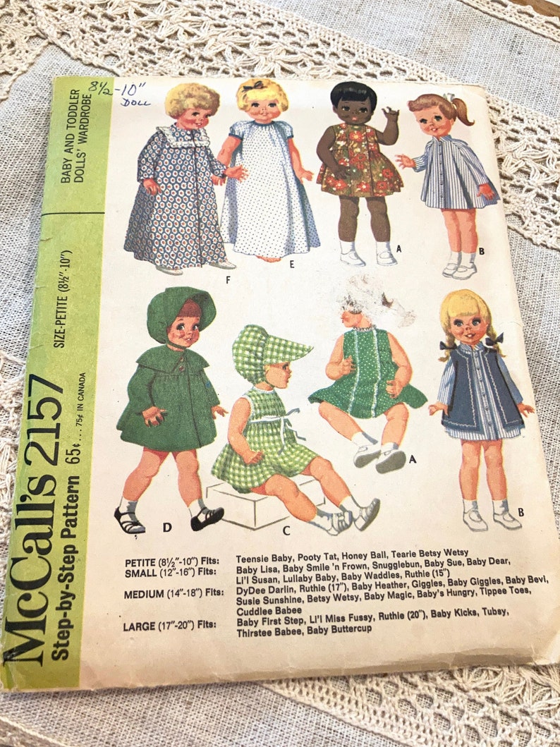 Vintage Mccall's 2157 Step-by-step Pattern Baby and - Etsy