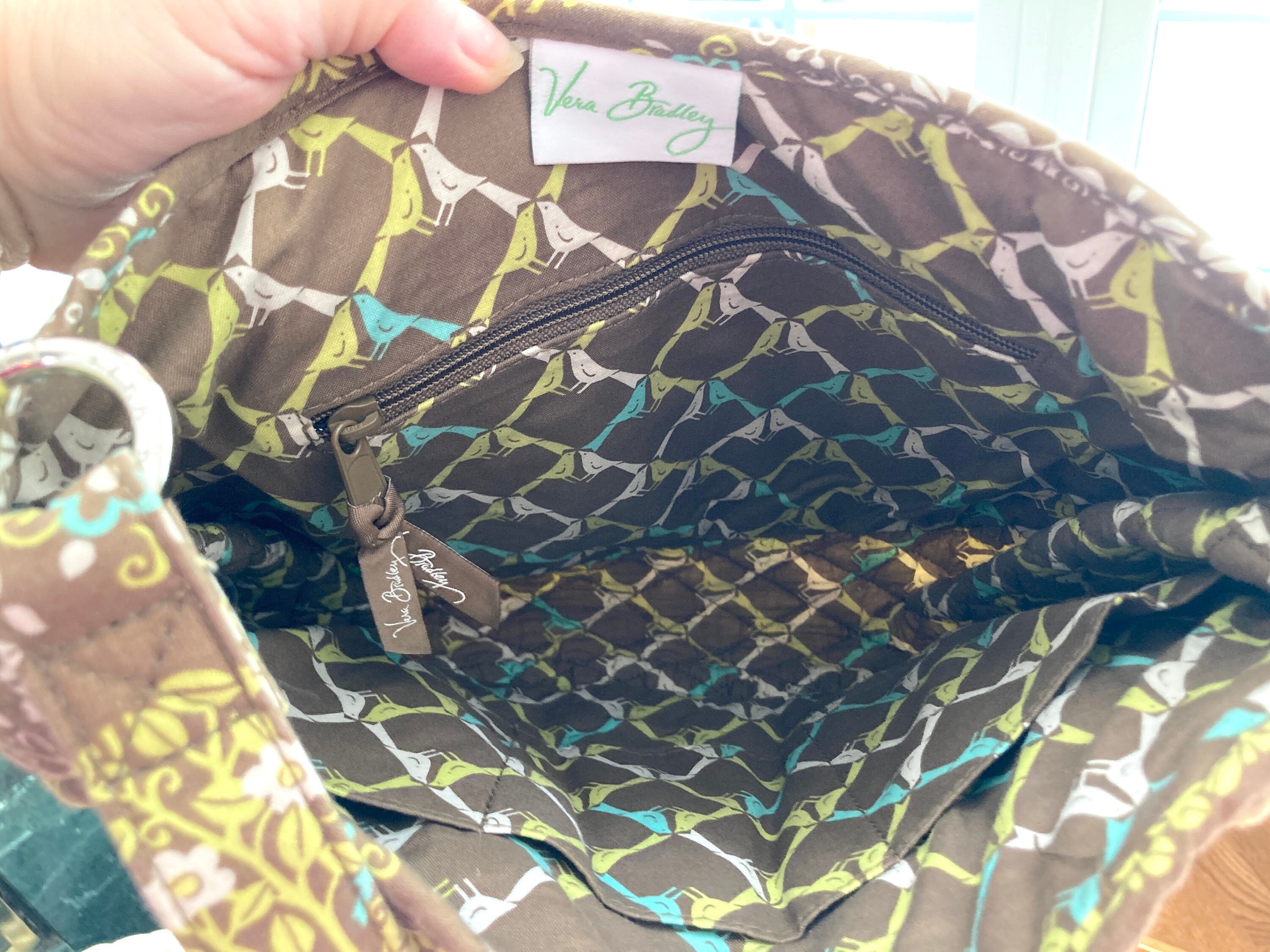 Vera bradley side saddle crossbody sale