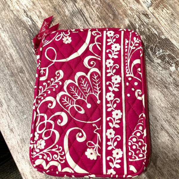 Vintage Vera Bradley Twirly Bird Pink E-Reader Kindle iPad  Sleeve