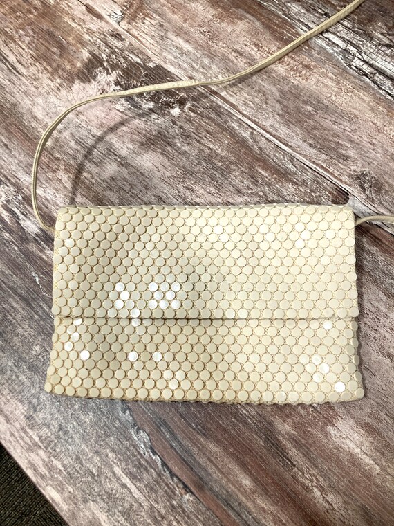 Vintage Ivory Acrylic Dotted La Regale Handbag