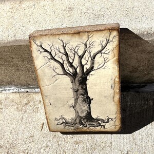 Sid Dickens Handmade Memory Block Tile Medieval Tree of Life T-125