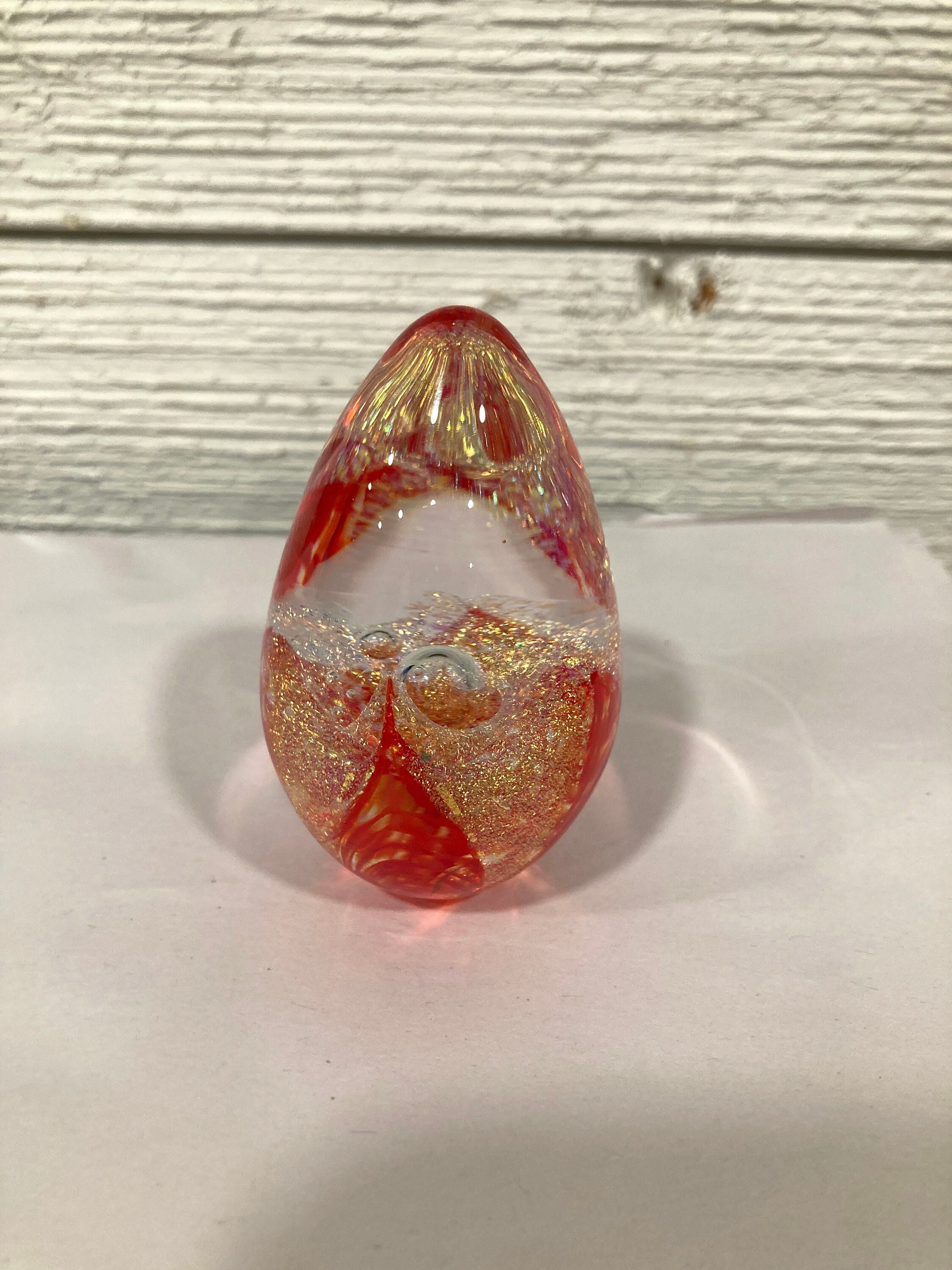 Glass Eye Studio: Artisan Heart Ornaments: Cupid Red - Helen Winnemore's