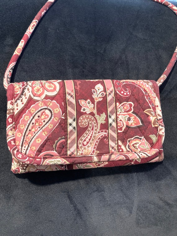 Vintage Vera Bradley Trifold Wallet Crossbody Hand