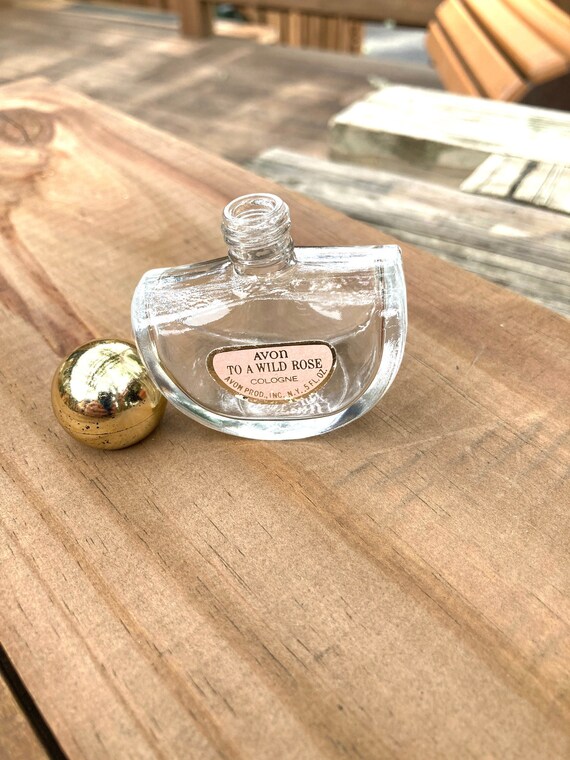 Buy Vintage Avon to A Wild Rose Empty Cologne Bottle Online in