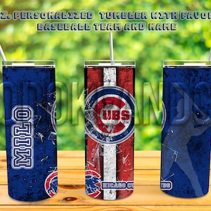 customized 20 0z tumbler (favorite baseball team and your name