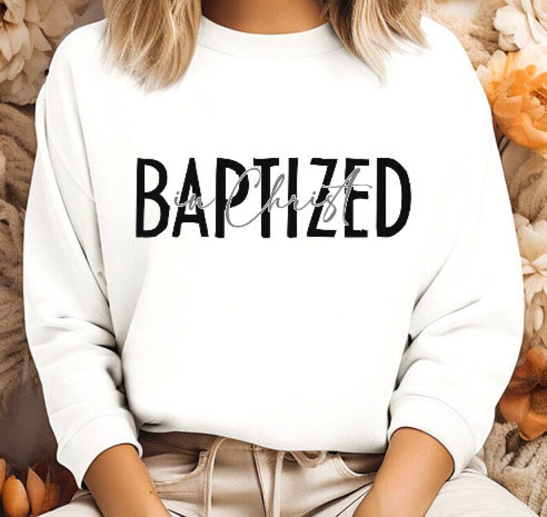 Baptized in Christ - Etsy
