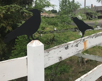 Raven Decor Etsy - crow or raven metal yard art crow raven yard art garden art garden decor metal garden art metal crow metal raven lawn crow metal art