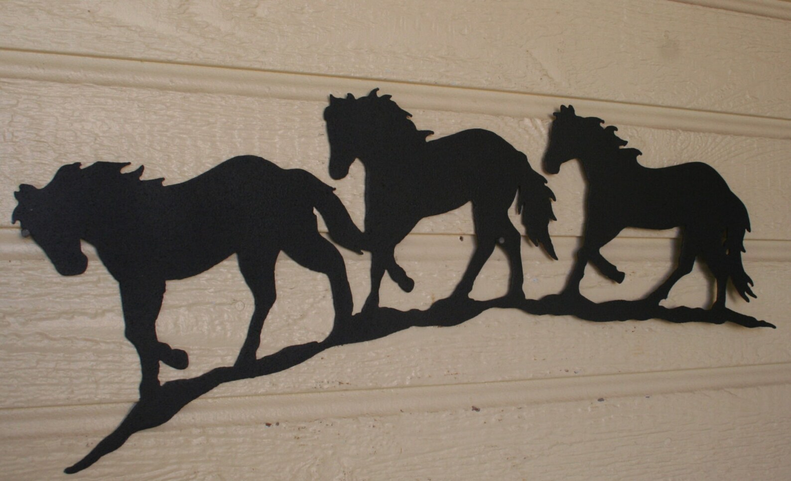 Metal Running Horses Etsy