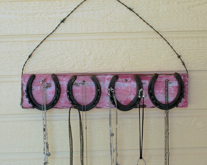 Horseshoe Jewelry Holder Etsy
