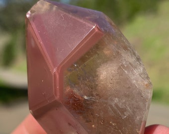 Beautiful Polished Lithium Quartz Crystal Generator Point