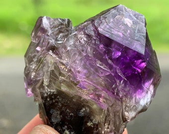 Montana Smoky Amethyst Elestial Scepter Crystal