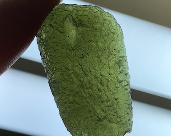 Moldavite Impact Glass Specimen