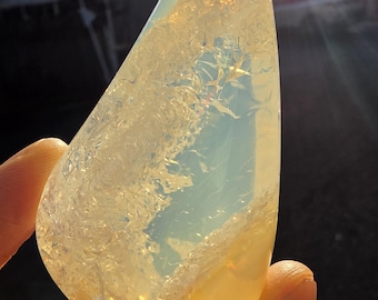 Large Translucent Exceptional Grade Polished Oregon Opal from Opal Butte