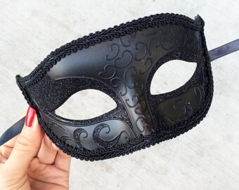 Mens Masquerade Mask Etsy