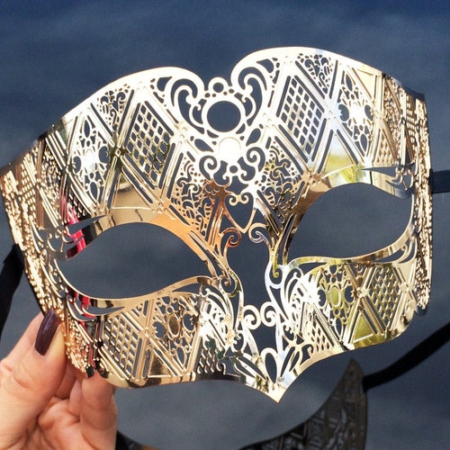 Men's Masquerade Mask Masquerade Mask Masquerade Ball Etsy