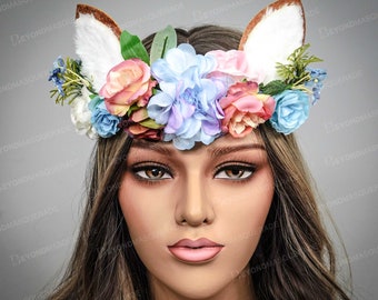Large Elk Antler Fork Tip for Headpiece Crowns Hair Head Band Comb Headpiece Cosplay Forest Faun Faerie Fairy Costume Crafts