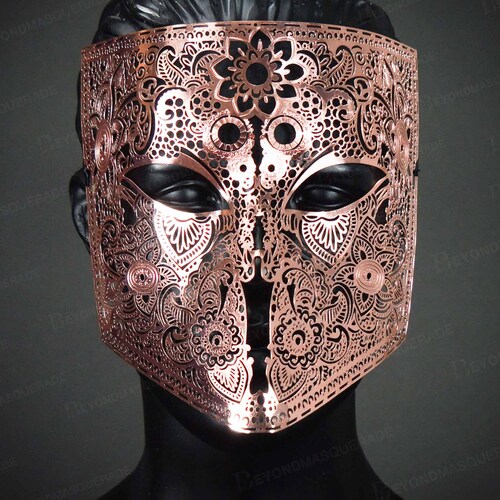 Full Face Bauta Venetian Plastic Costume Masquerade Mask Unisex Vintage Full Face Bauta Venetian Plastic Costume Masquerade Mask Unisex Vintage