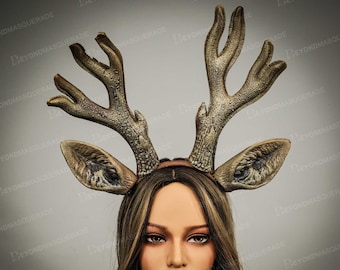 Supersoft Headband Costume Cosplay Accessory Adult Teen Reindeer Antlers 