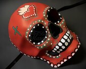 Day of the Dead Mask, Dia de los Muertos Mask, Masquerade Mask for Festivals, Halloween, Weddings and Costumes