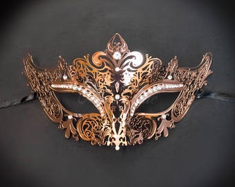 rose gold mask etsy