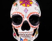 Day of the Dead Mask, Dia de los Muertos Mask, Masquerade Mask for Festivals, Halloween, Weddings and Costumes
