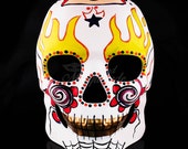 Day of the Dead Mask, Dia de los Muertos Mask, Masquerade Mask for Festivals, Halloween, Weddings and Costumes