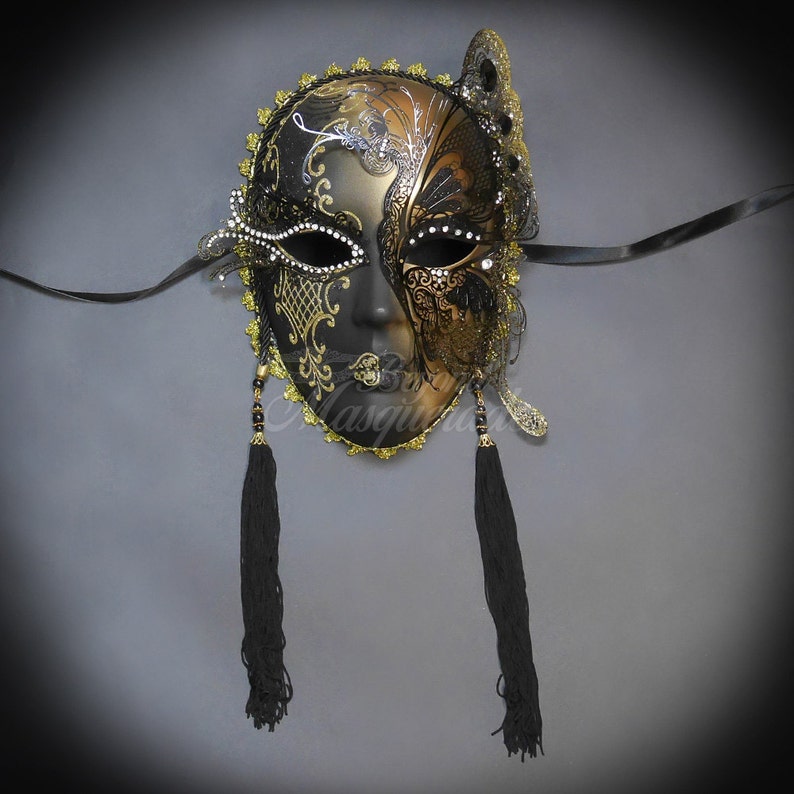 Masquerade Mask Mask Wall Decor Gold Masquerade Ball Mask Etsy