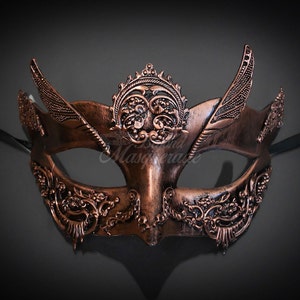 Masquerade Mask, Steampunk, Steampunk Masquerade Mask, Masquerade Mask Uni-sex, Steampunk Accessorie, Copper Masquerade Mask