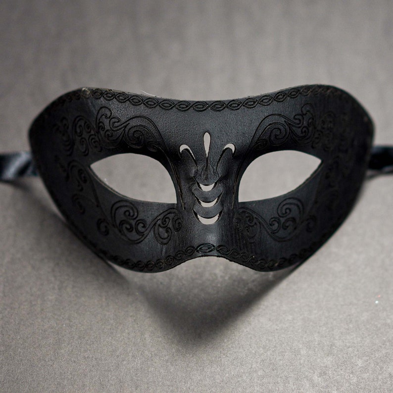 Leather Masquerade Mask Masquerade Mask Leather Mask Mardi Etsy