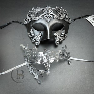 Sprfragrance Couple Masquerade Mask for Women Venetian Halloween