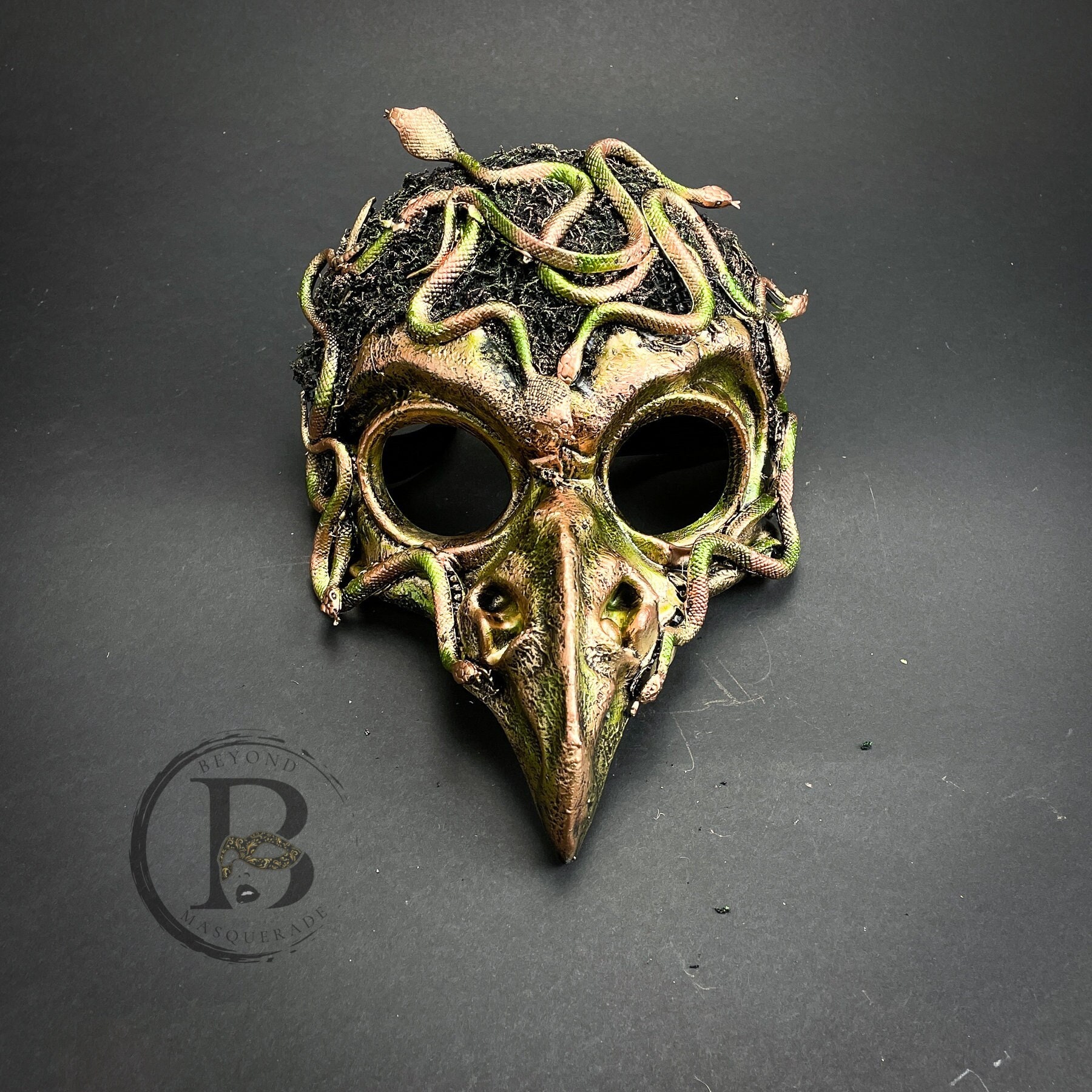 vækstdvale Verdensvindue Måske Medusa Skull Bird Mask Masquerade Mask Halloween Mask Snake - Etsy
