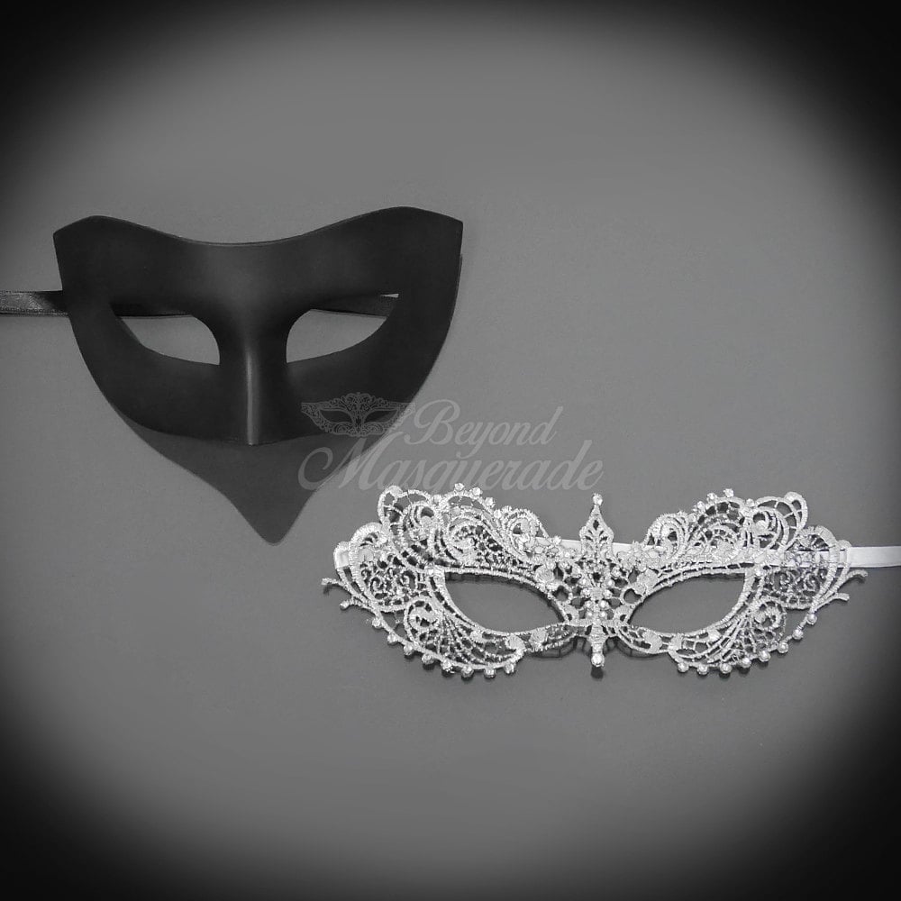  XHBTS 13 Set Lace Masquerade Mask Replace The Vampire Diaries  Daywalking Necklaces and 10 Stickers Movie Jewelry Cosplay for Fans : Toys  & Games
