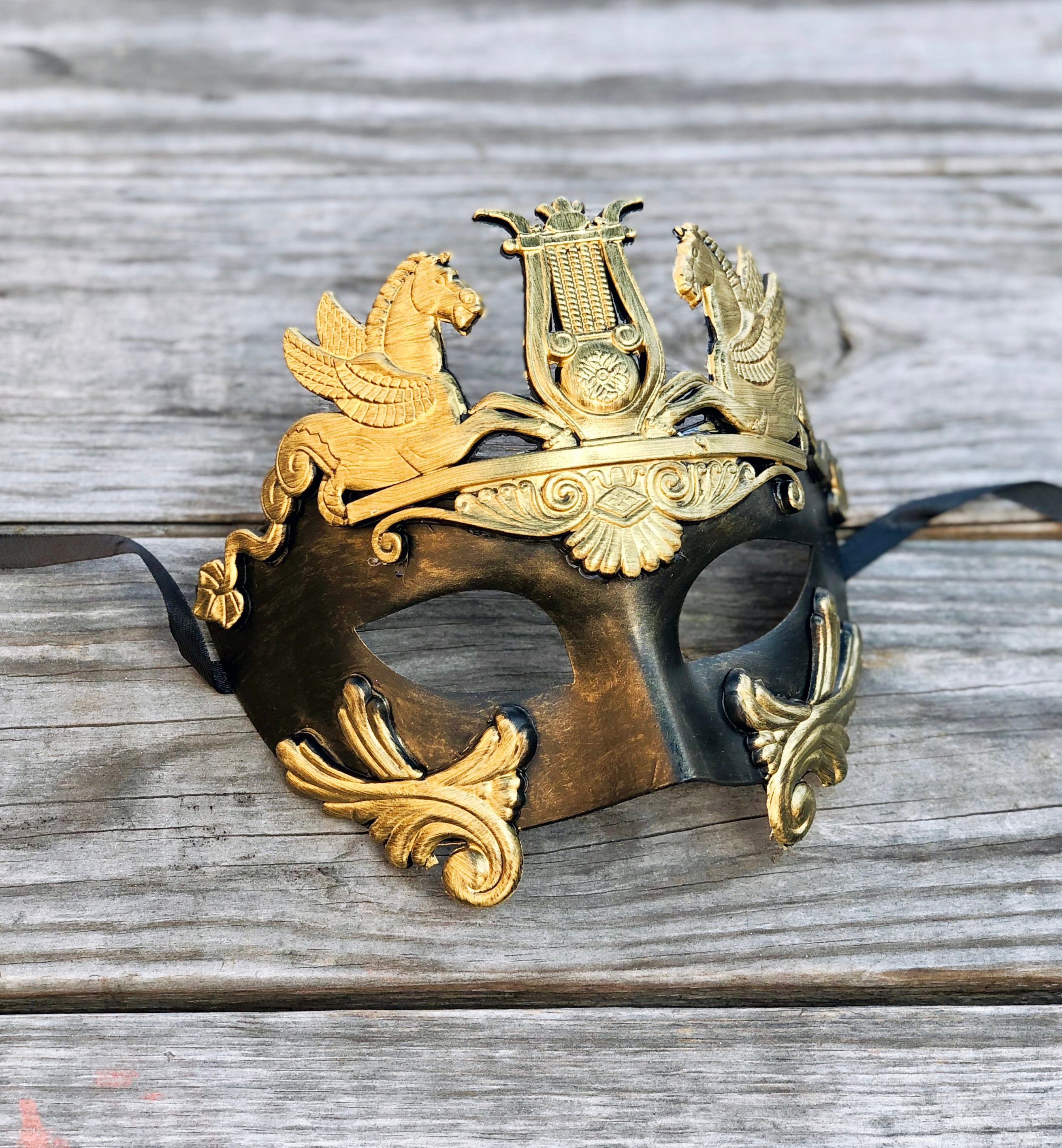 Máscara de mascarada de los hombres máscara romana máscara Etsy