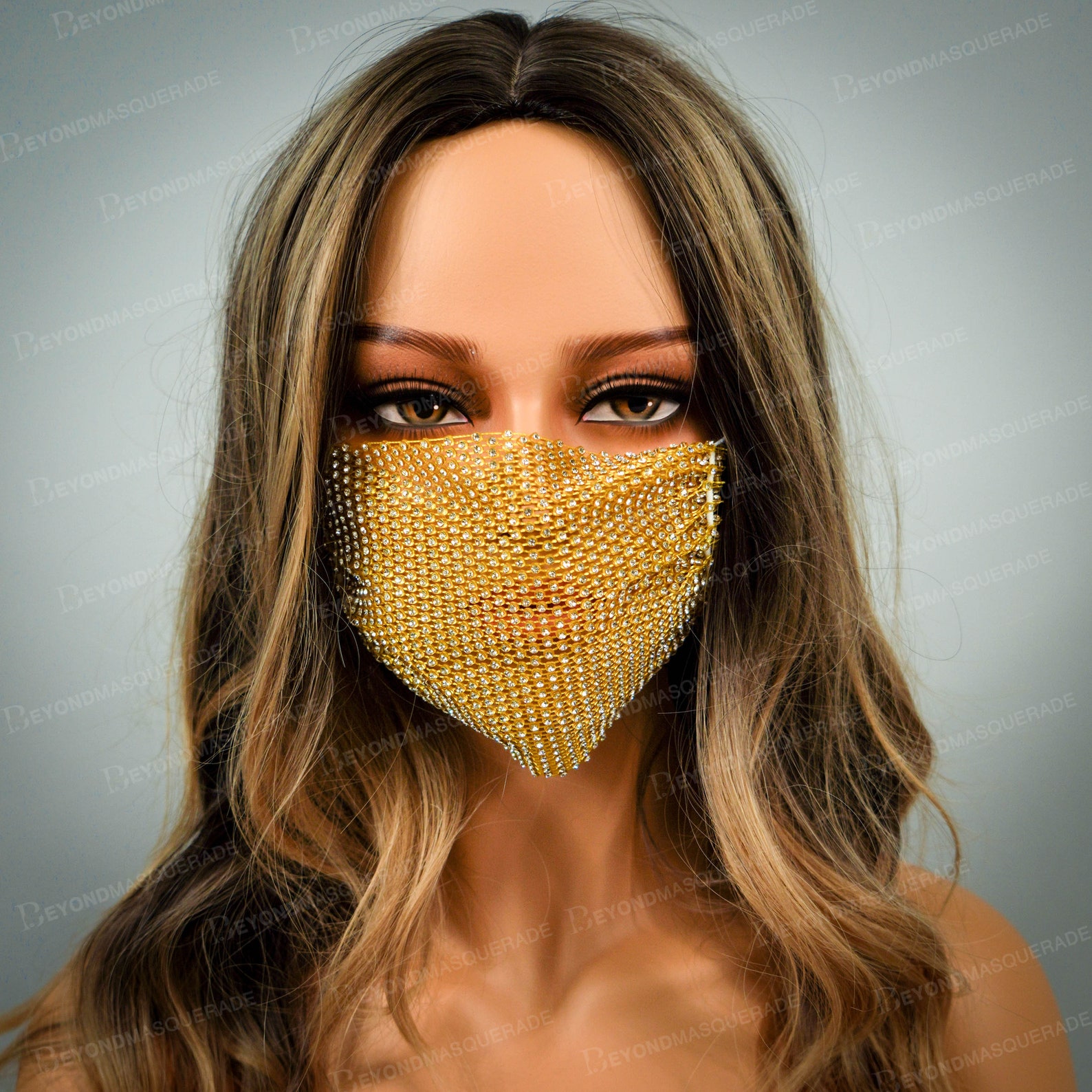 Fancy Face Masks for Women Face Masks for Wedding Gold Face Etsy