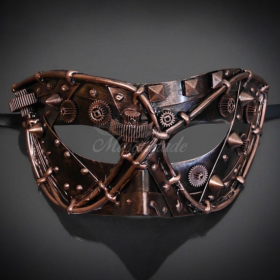Battle Men/'s Steampunk Masquerade Mask A-2230-E
