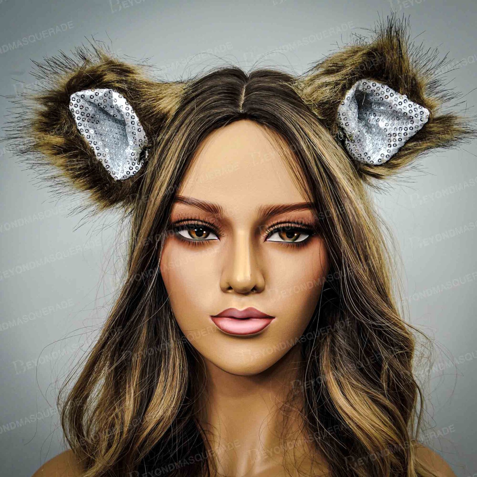 Bear Faux Fur Ears Halloween Costume Ears Animal Costume Etsy